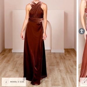Women’s REVELRY Micah Convertible Velvet Dress
